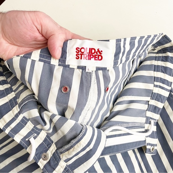 Solid & Striped 7” Stripe Hybrid Shorts Men’s Large NWOT - Picture 6 of 10